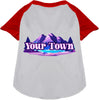 Custom Alpine Pawscape Pet Raglan Shirts
