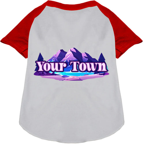 Custom Alpine Pawscape Pet Raglan Shirts