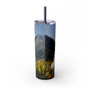 Skinny Tumbler with Straw – 20 oz Stainless Steel Cup