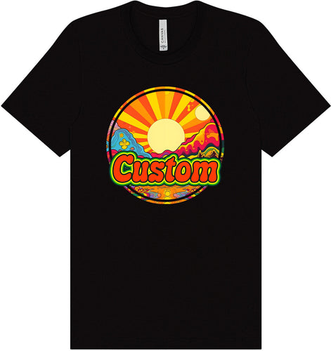 Custom Mellow Mountain Adult Bella Canvas Shirt