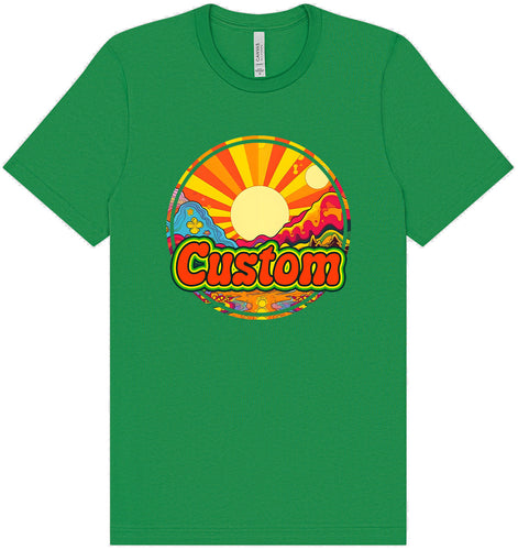 Custom Mellow Mountain Adult Bella Canvas Shirt