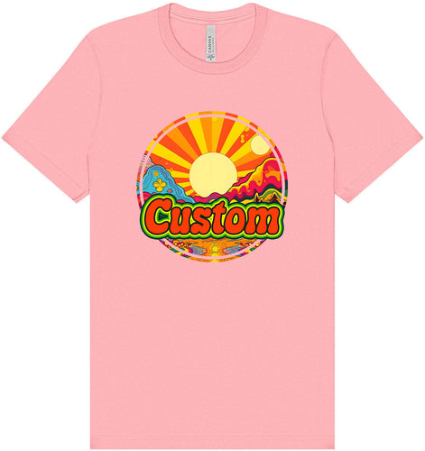 Custom Mellow Mountain Adult Bella Canvas Shirt