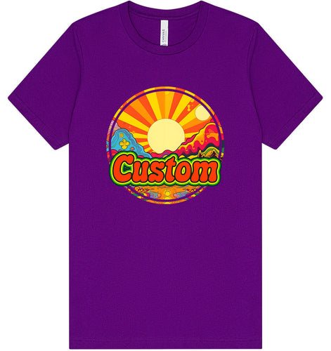Custom Mellow Mountain Adult Bella Canvas Shirt