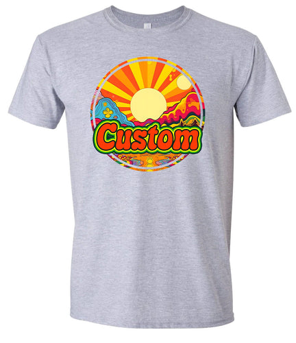 Custom Mellow Mountain Children's Gildan Soft Shirt
