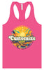 Custom Trippy Peaks Women's Racerback Tank