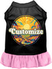 Custom Trippy Peaks Pet Dress