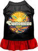 Custom Trippy Peaks Pet Dress