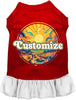 Custom Trippy Peaks Pet Dress