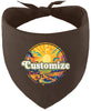 Custom Trippy Peaks Pet Bandana
