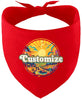 Custom Trippy Peaks Pet Bandana