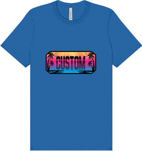 Custom Beach Shades Adult Bella Canvas Shirt