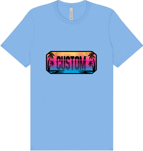Custom Beach Shades Adult Bella Canvas Shirt