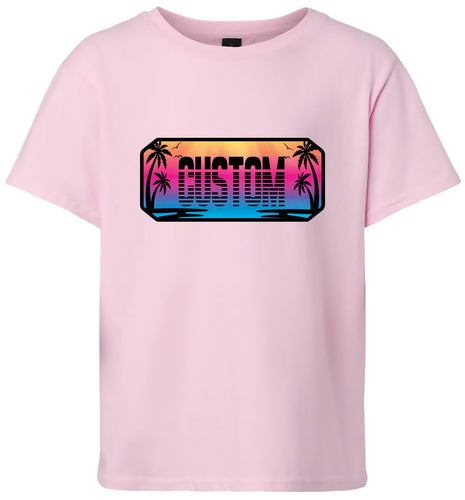 Custom Beach Shades Children's Gildan Soft Shirt