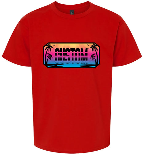 Custom Beach Shades Children's Gildan Soft Shirt