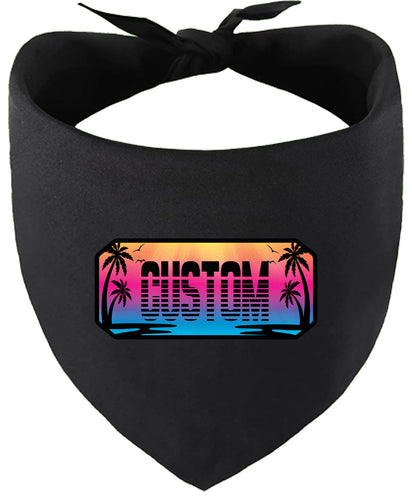 Custom Beach Shades Pet Bandana