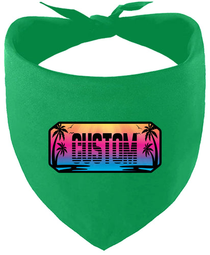 Custom Beach Shades Pet Bandana