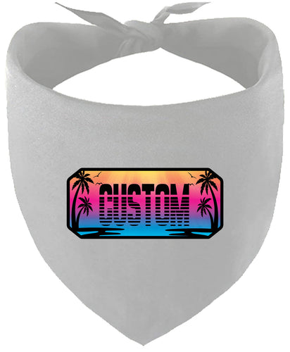 Custom Beach Shades Pet Bandana