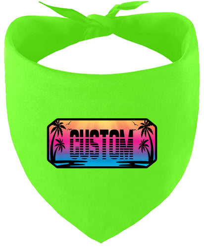 Custom Beach Shades Pet Bandana