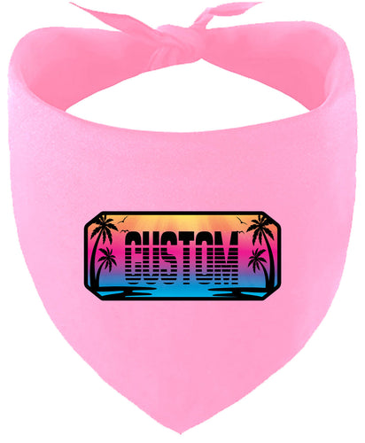 Custom Beach Shades Pet Bandana