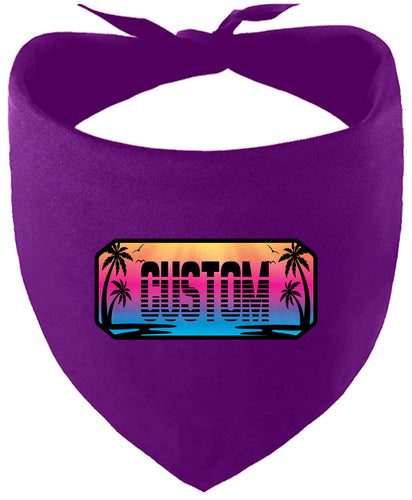 Custom Beach Shades Pet Bandana