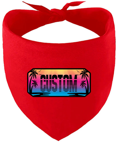 Custom Beach Shades Pet Bandana