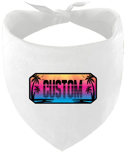 Custom Beach Shades Pet Bandana