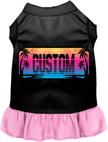 Custom Beach Shades Pet Dress