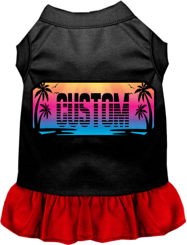 Custom Beach Shades Pet Dress