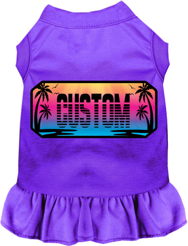 Custom Beach Shades Pet Dress