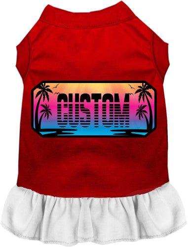Custom Beach Shades Pet Dress