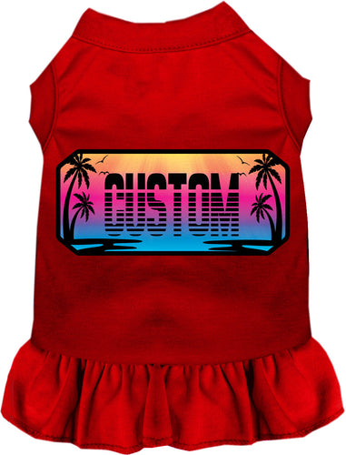 Custom Beach Shades Pet Dress