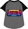 Custom Beach Shades Pet Raglan Shirts
