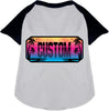 Custom Beach Shades Pet Raglan Shirts
