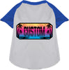 Custom Beach Shades Pet Raglan Shirts