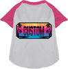 Custom Beach Shades Pet Raglan Shirts