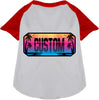 Custom Beach Shades Pet Raglan Shirts