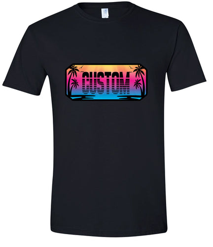 Custom Beach Shades Adult Gildan Soft Shirt