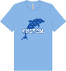 Custom Blue Dolphins Adult Bella Canvas Shirt