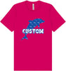 Custom Blue Dolphins Adult Bella Canvas Shirt