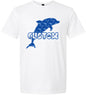 Custom Blue Dolphins Adult Gildan Soft Shirt