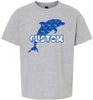 Custom Blue Dolphins Adult Gildan Soft Shirt