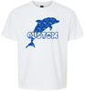 Custom Blue Dolphins Adult Gildan Soft Shirt