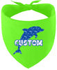 Custom Blue Dolphins Pet Bandana