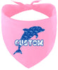 Custom Blue Dolphins Pet Bandana