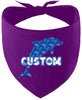 Custom Blue Dolphins Pet Bandana