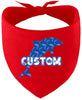Custom Blue Dolphins Pet Bandana