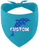 Custom Blue Dolphins Pet Bandana