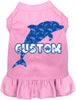 Custom Blue Dolphins Pet Dress