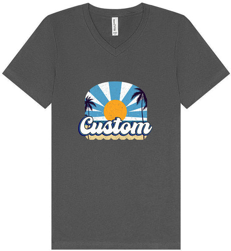 Custom Coast Unisex V-Neck Shirt