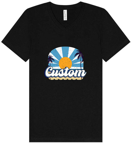 Custom Coast Unisex V-Neck Shirt